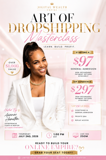 Art of Dropshipping Masterclass
