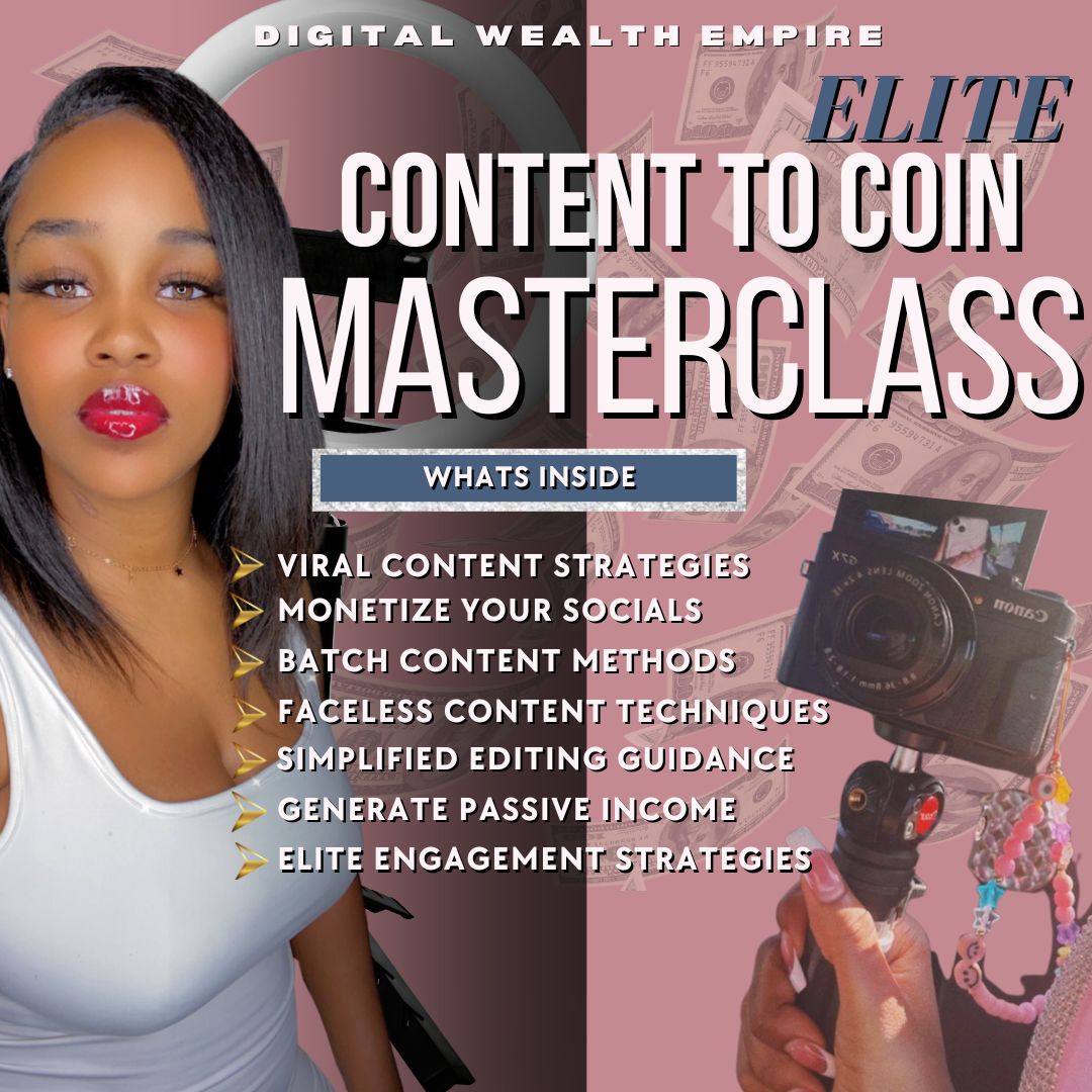 Content 2 Coin™️ MasterClass